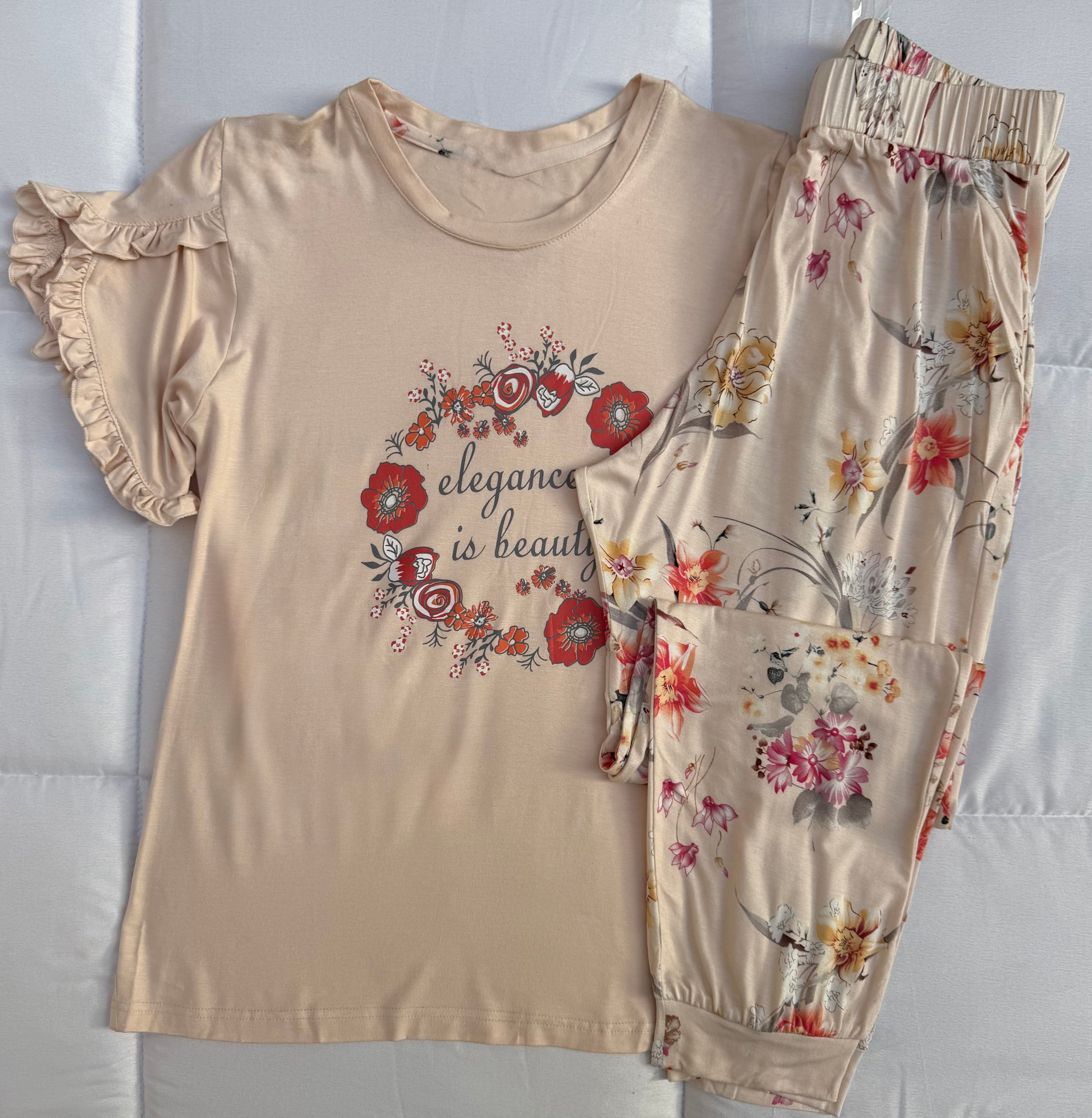 Elegance in Bloom Pajama
