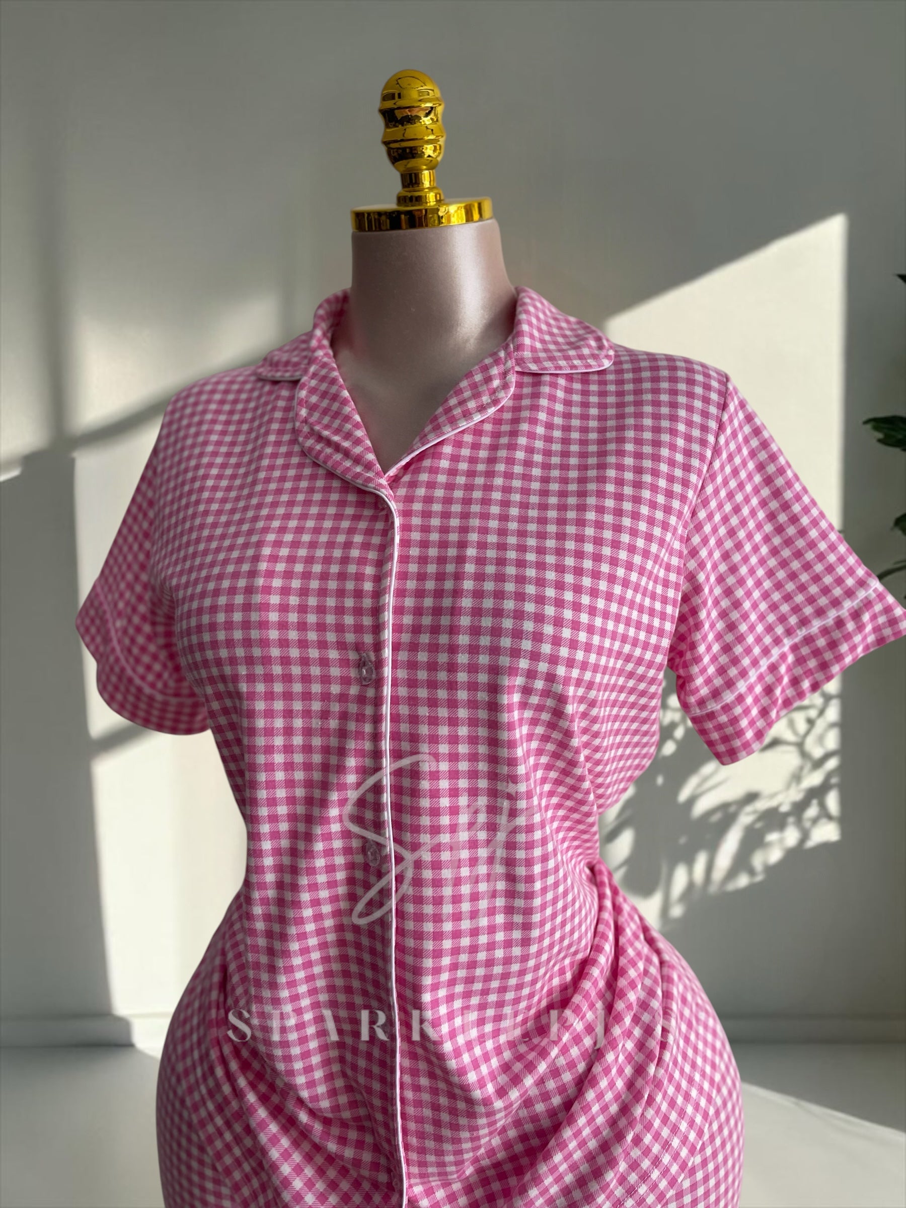 Gingham Dreams Short Pajama