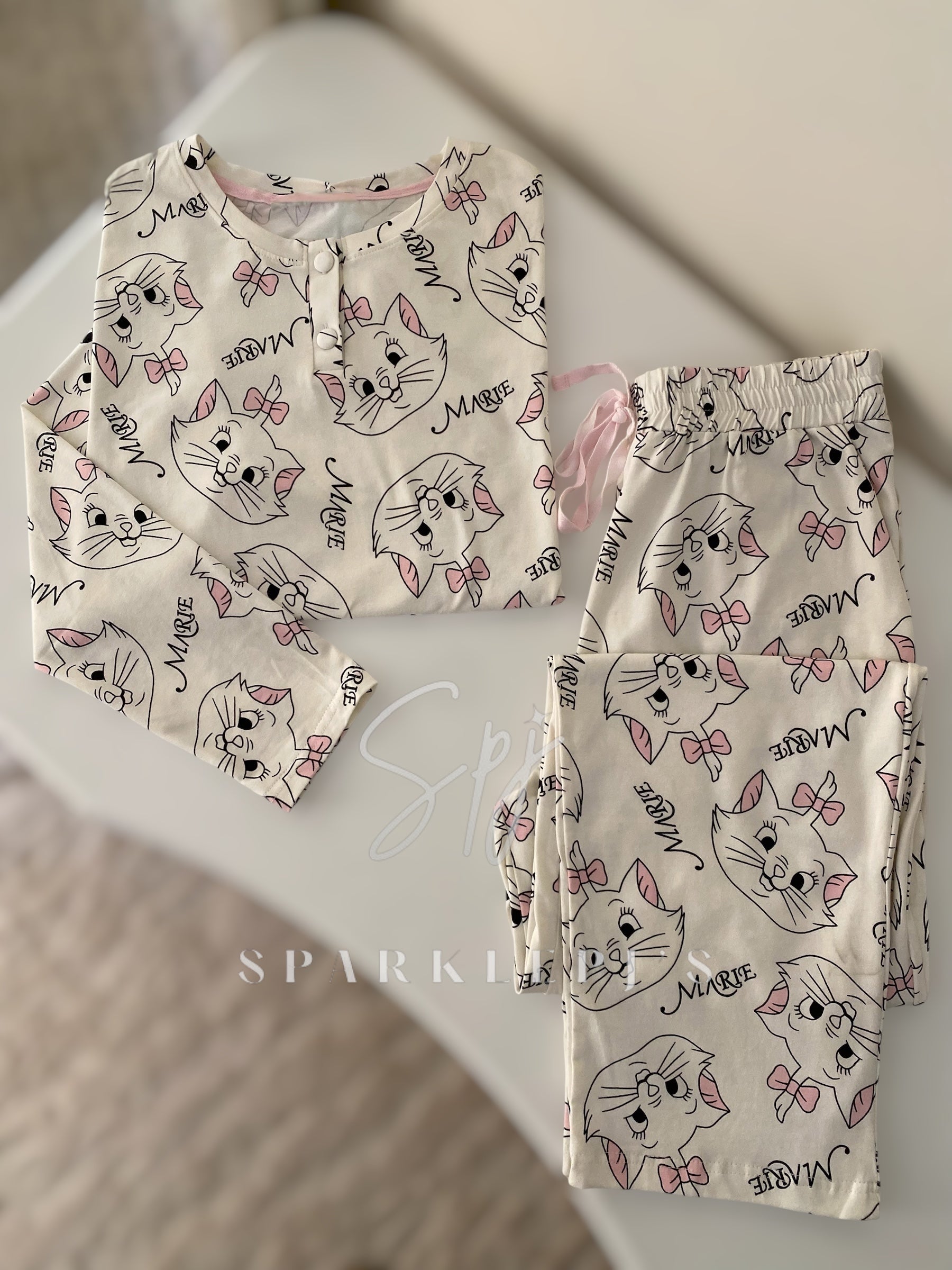 Marie Cat Pajama Set