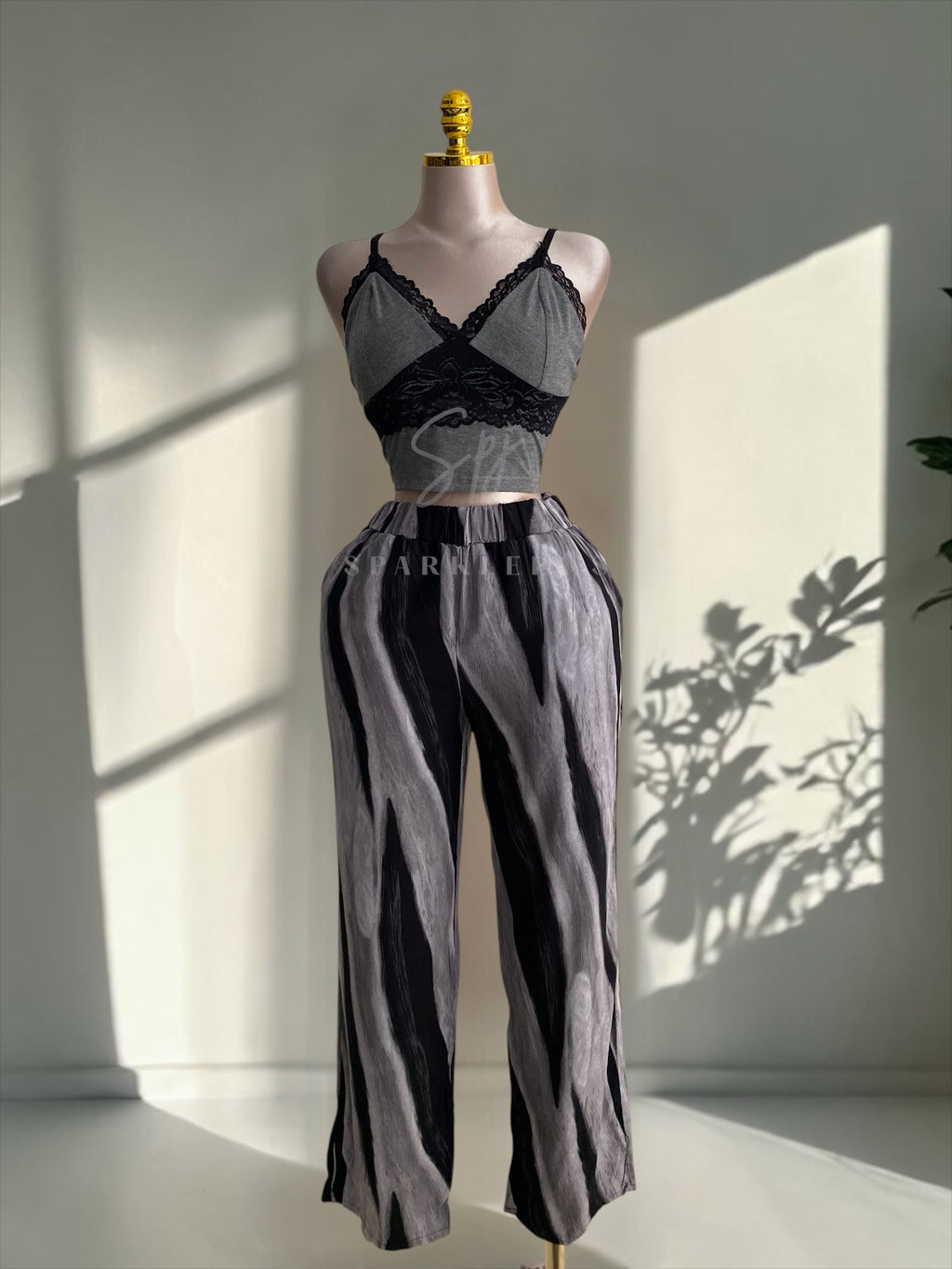 Midnight Lace Lounge Set