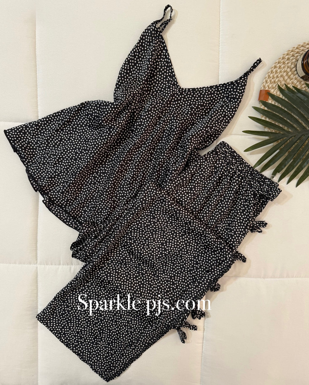 Comfy Polka Satin Pajamas