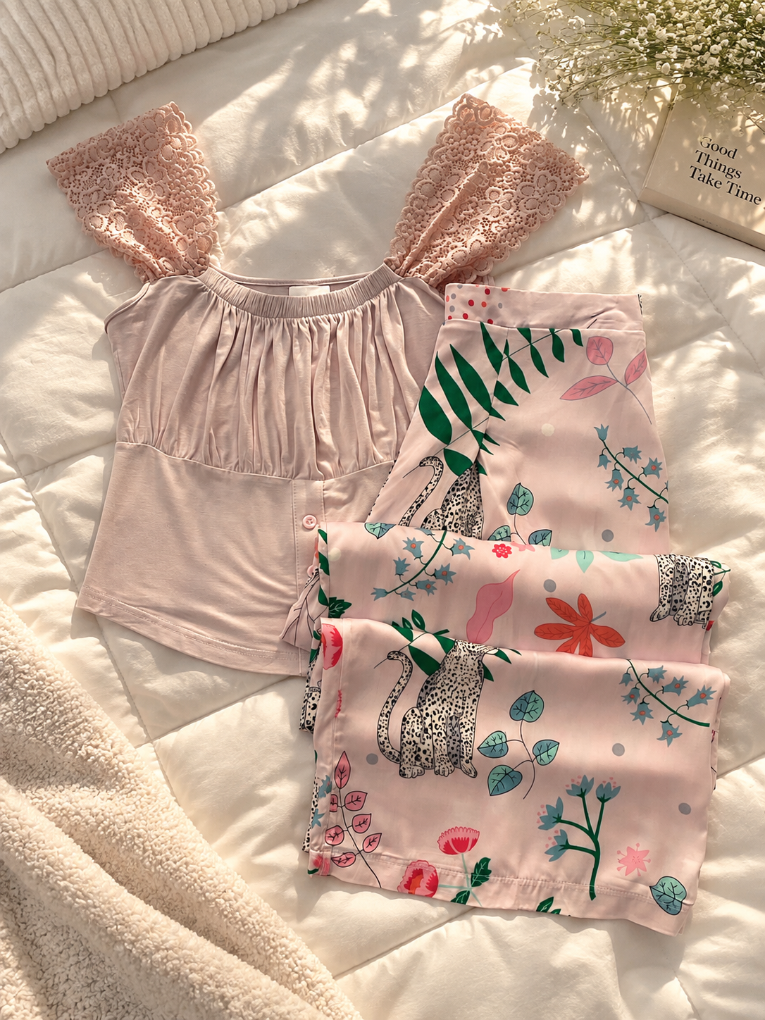 Wild Garden Pajama Set
