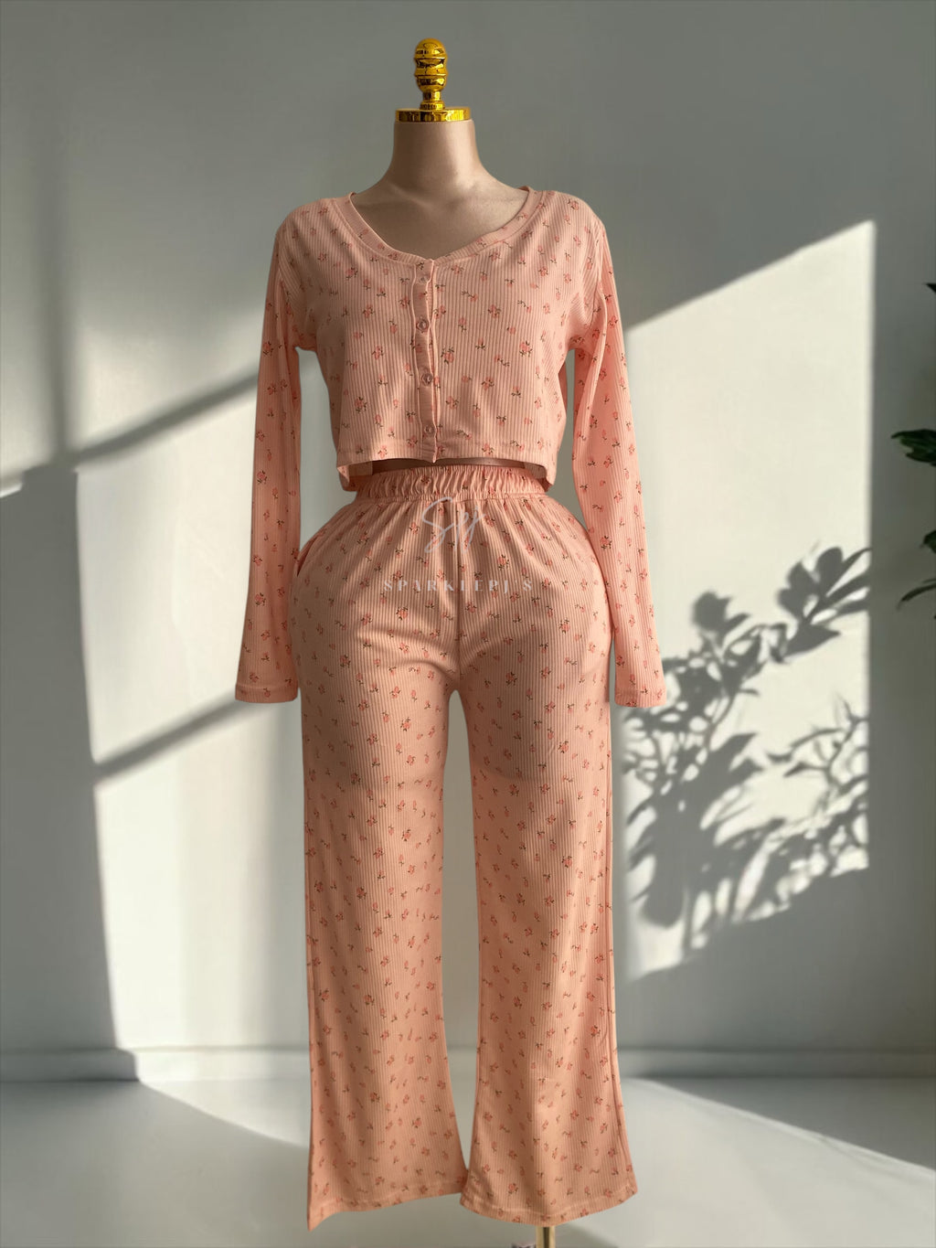 Blossom Lounge 3-Piece Pajama Set