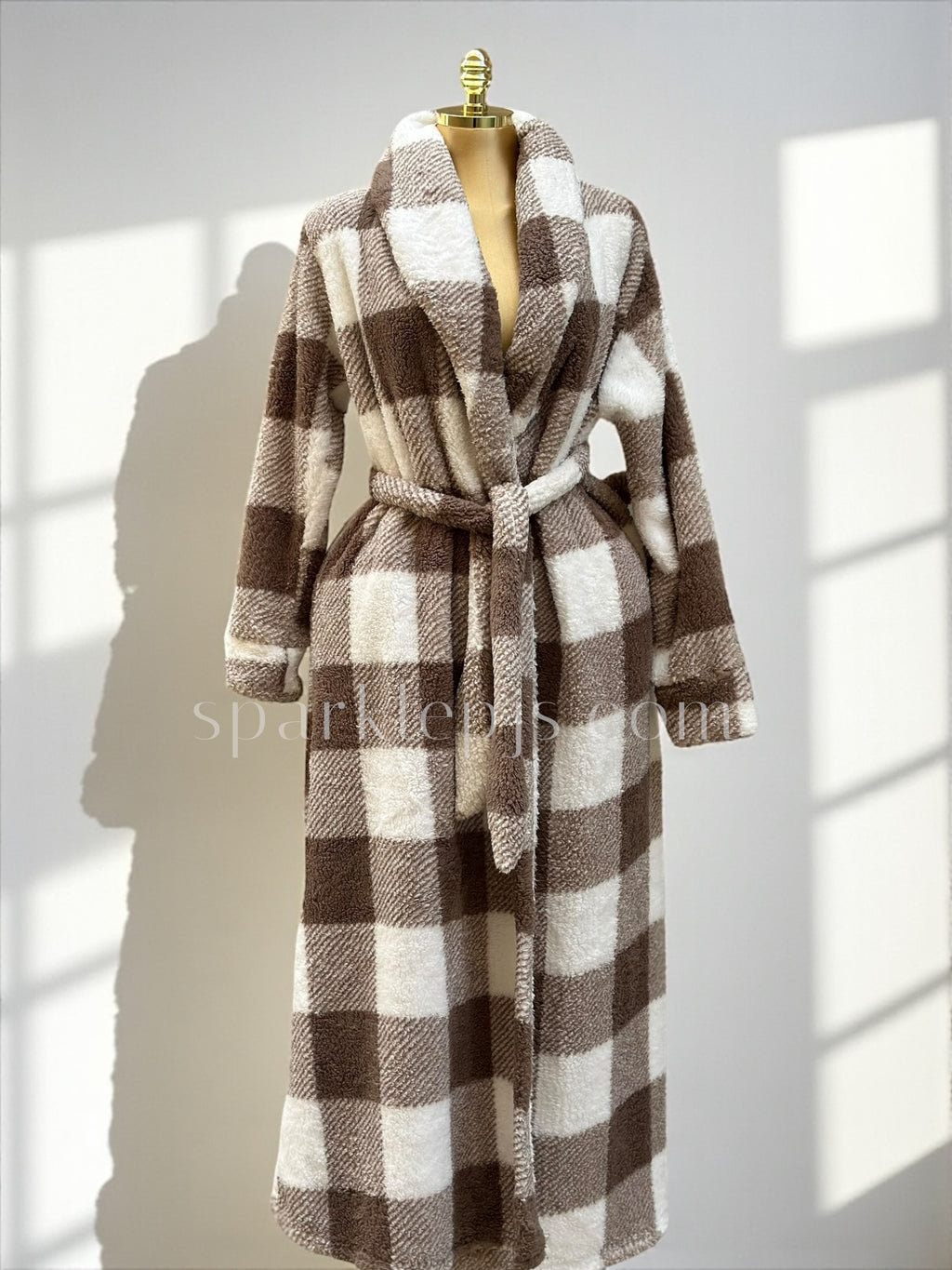 Cozy Check Dream Robe