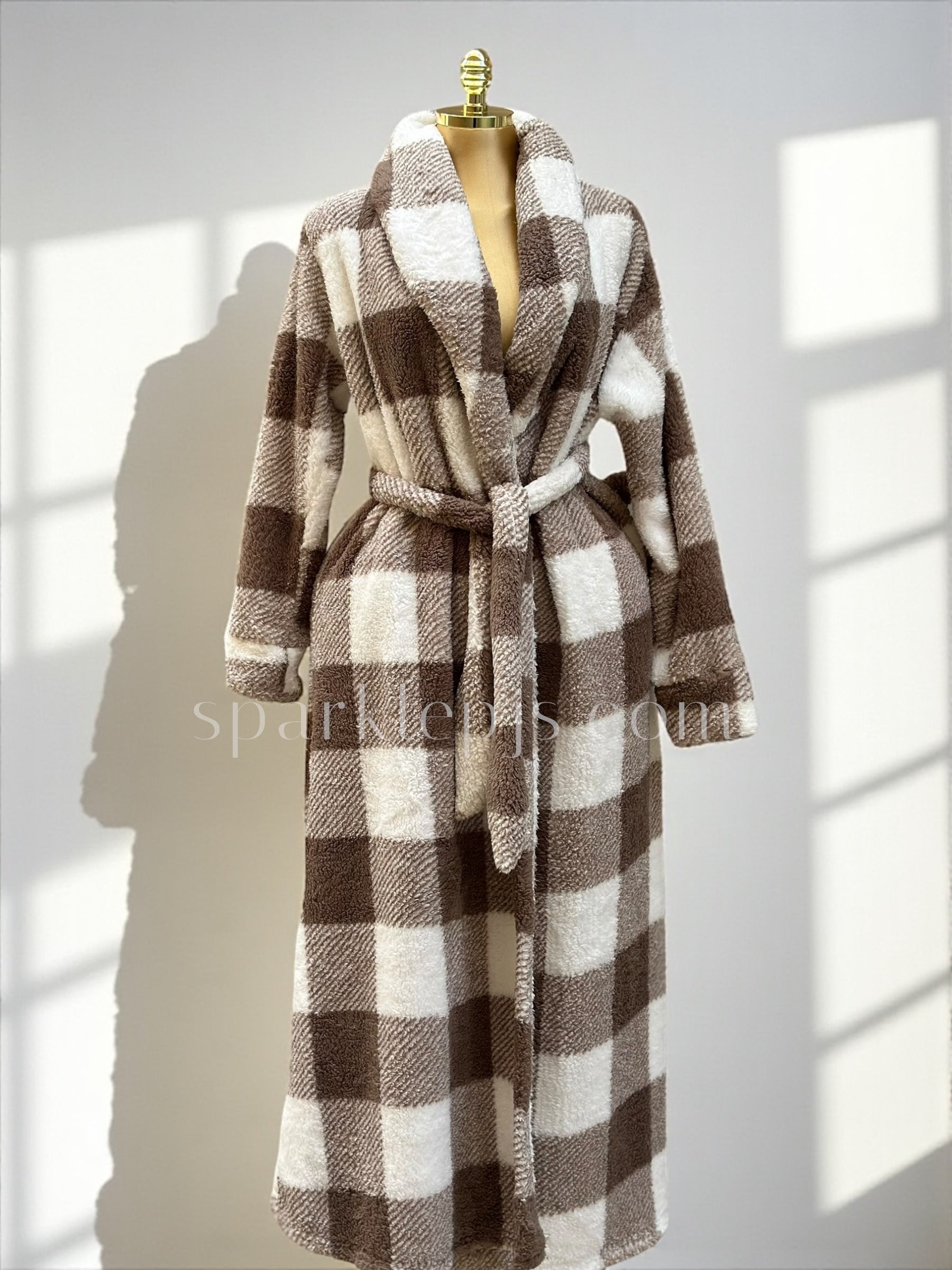Cozy Check Dream Robe