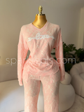 "Rosé Romance" Loungewear Set
