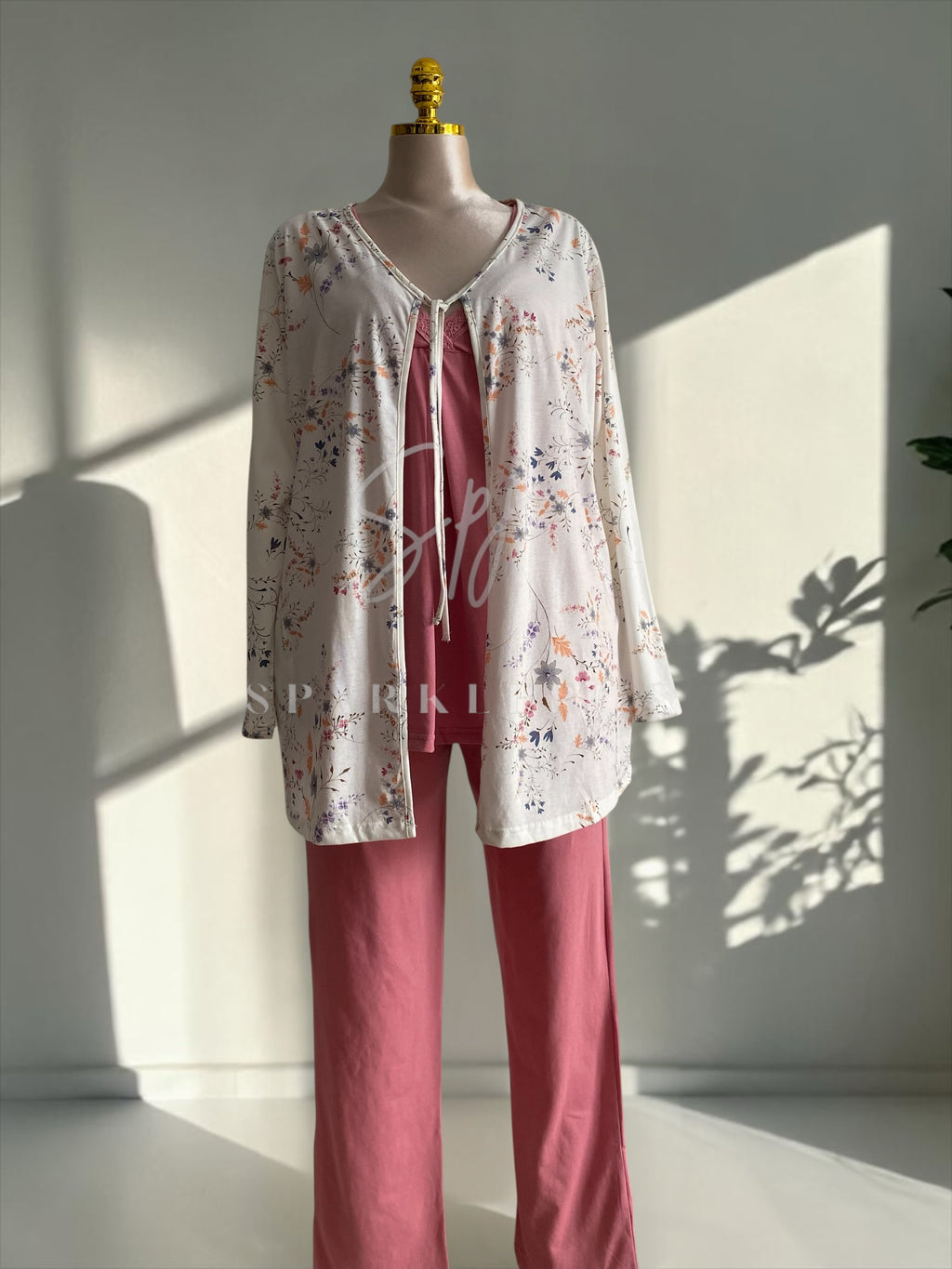 Maternity Nursing 3-Piece Pajama Set