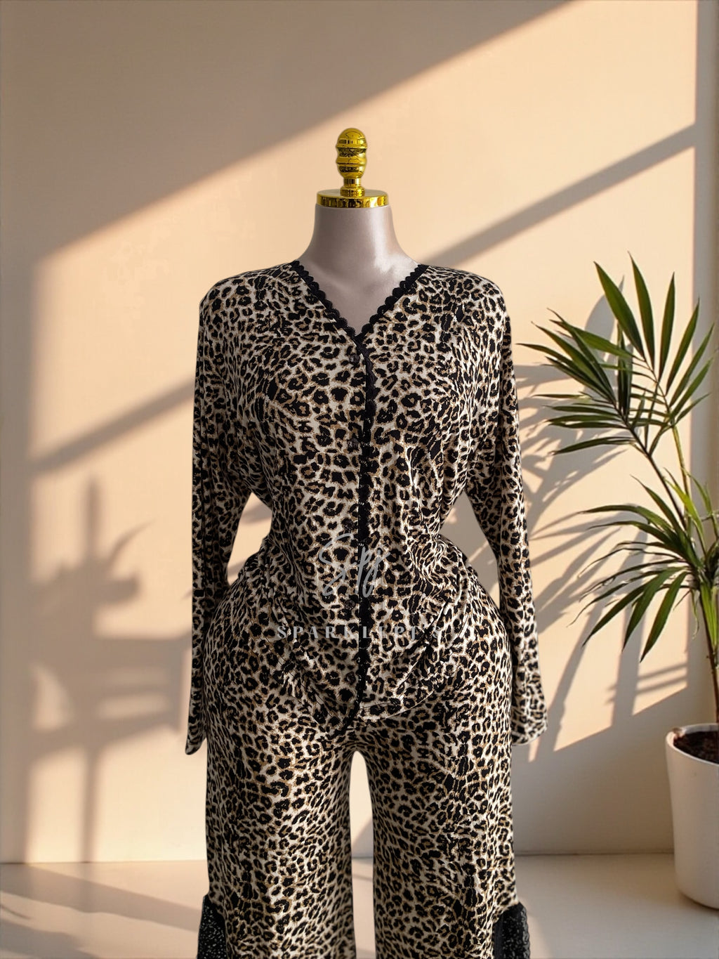 Midnight Leopard Sleepwear