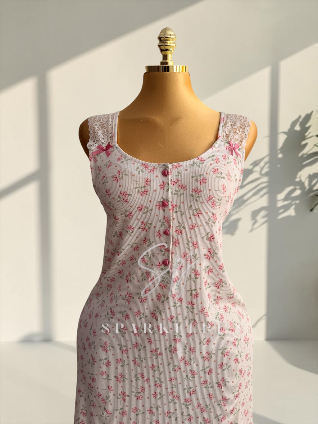 Floral Lace Nightdress