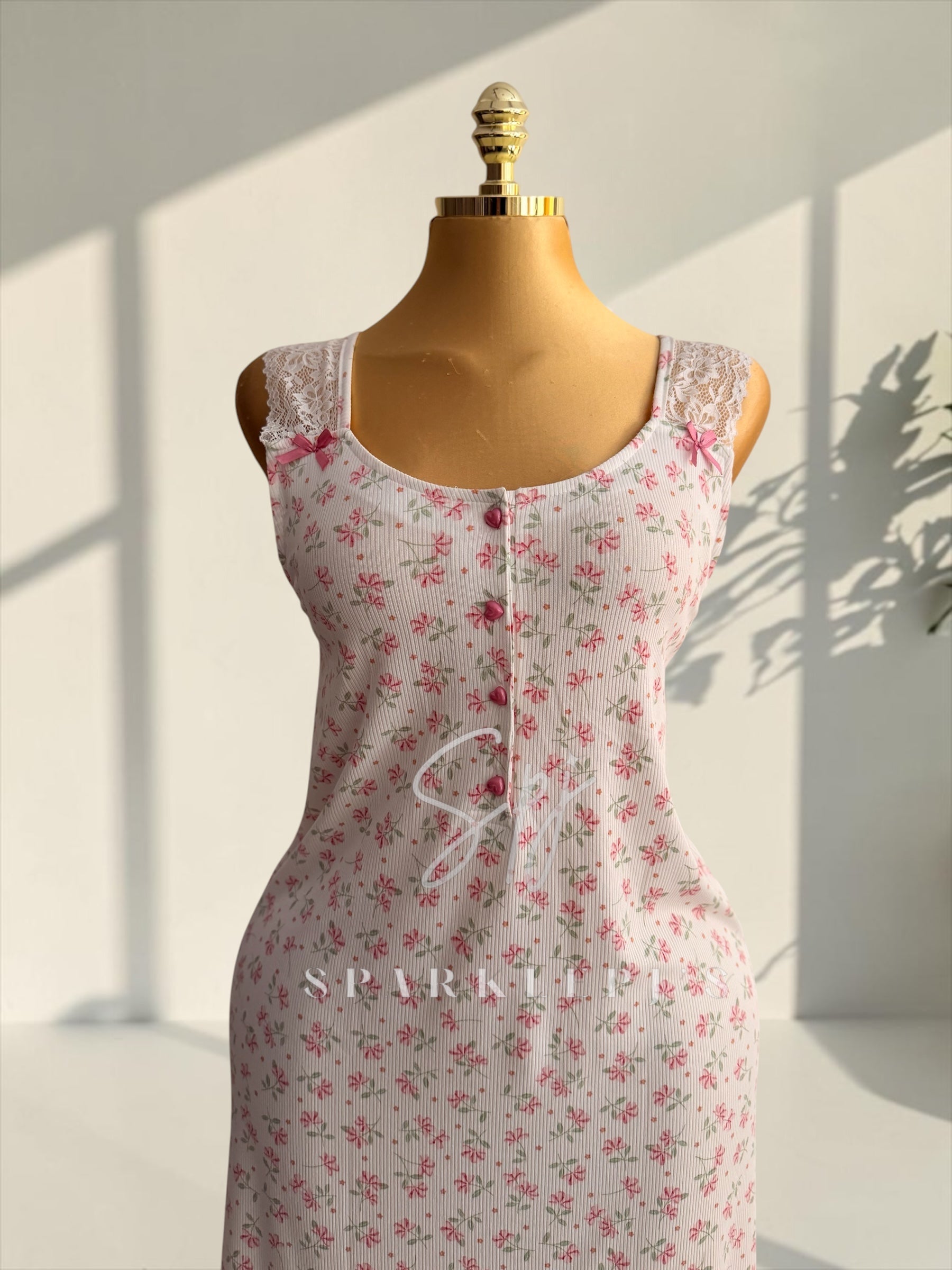 Floral Lace Nightdress