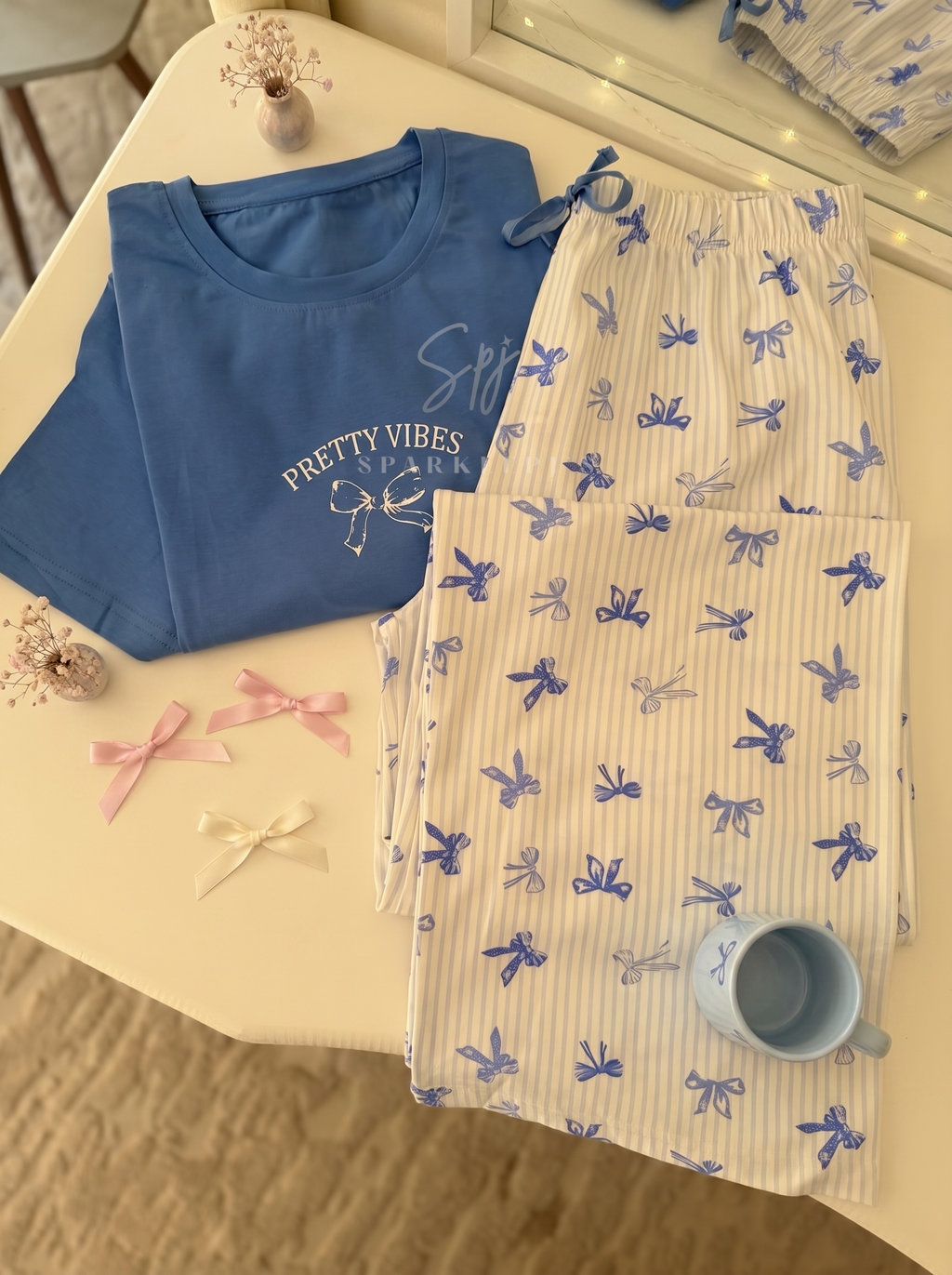 Pretty Vibes Pajama Set