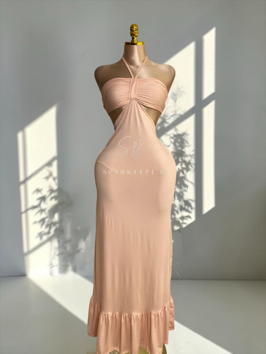 Open Back Lounge Maxi Dress