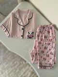 Pink Panda Pajama Set