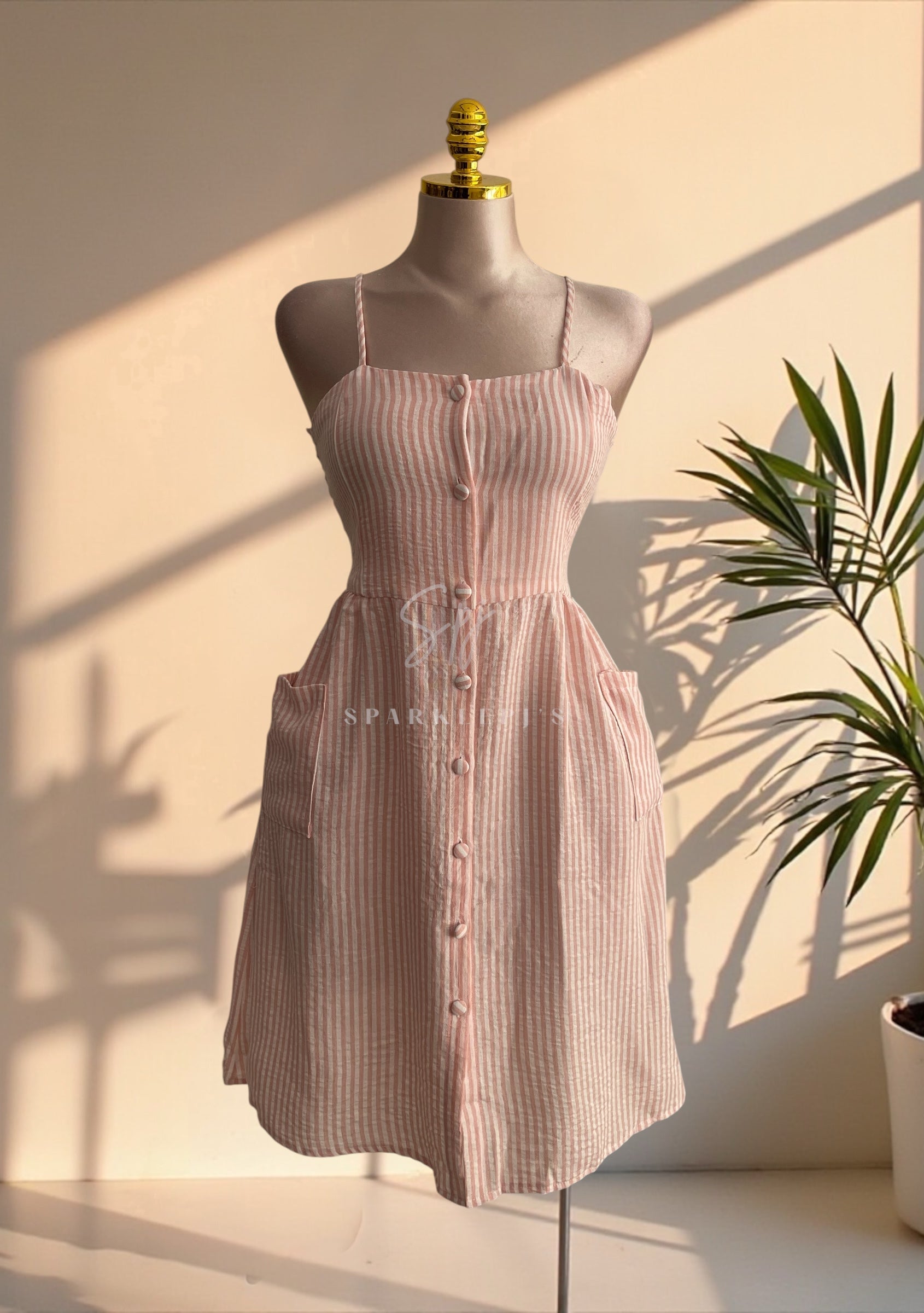 Sweet Stripe Pocket Nightshirt