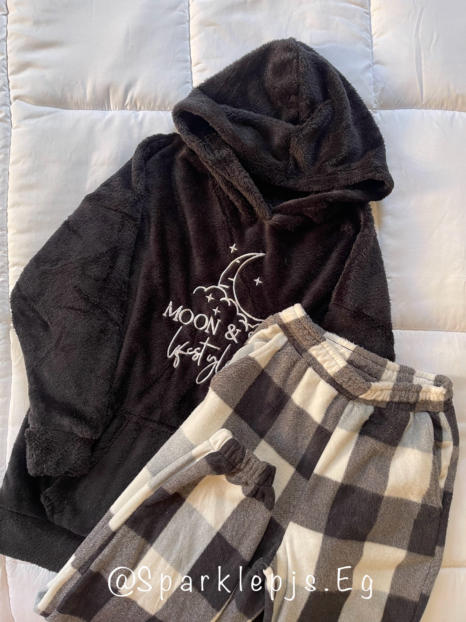 Moon checked pajama