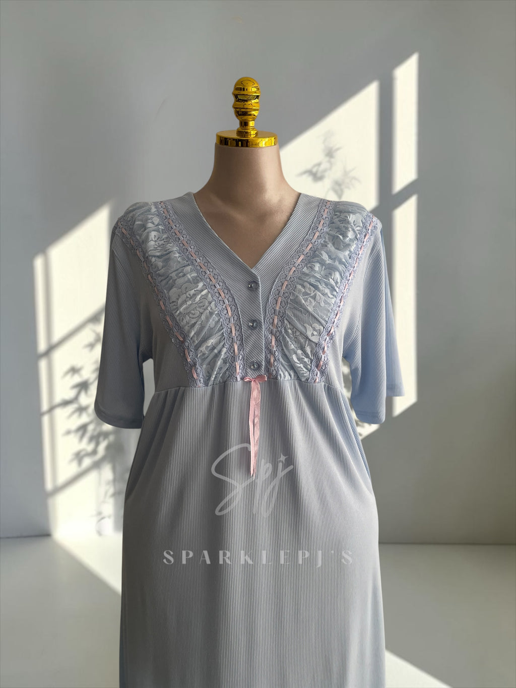 Elegant Ribbon Nightdress