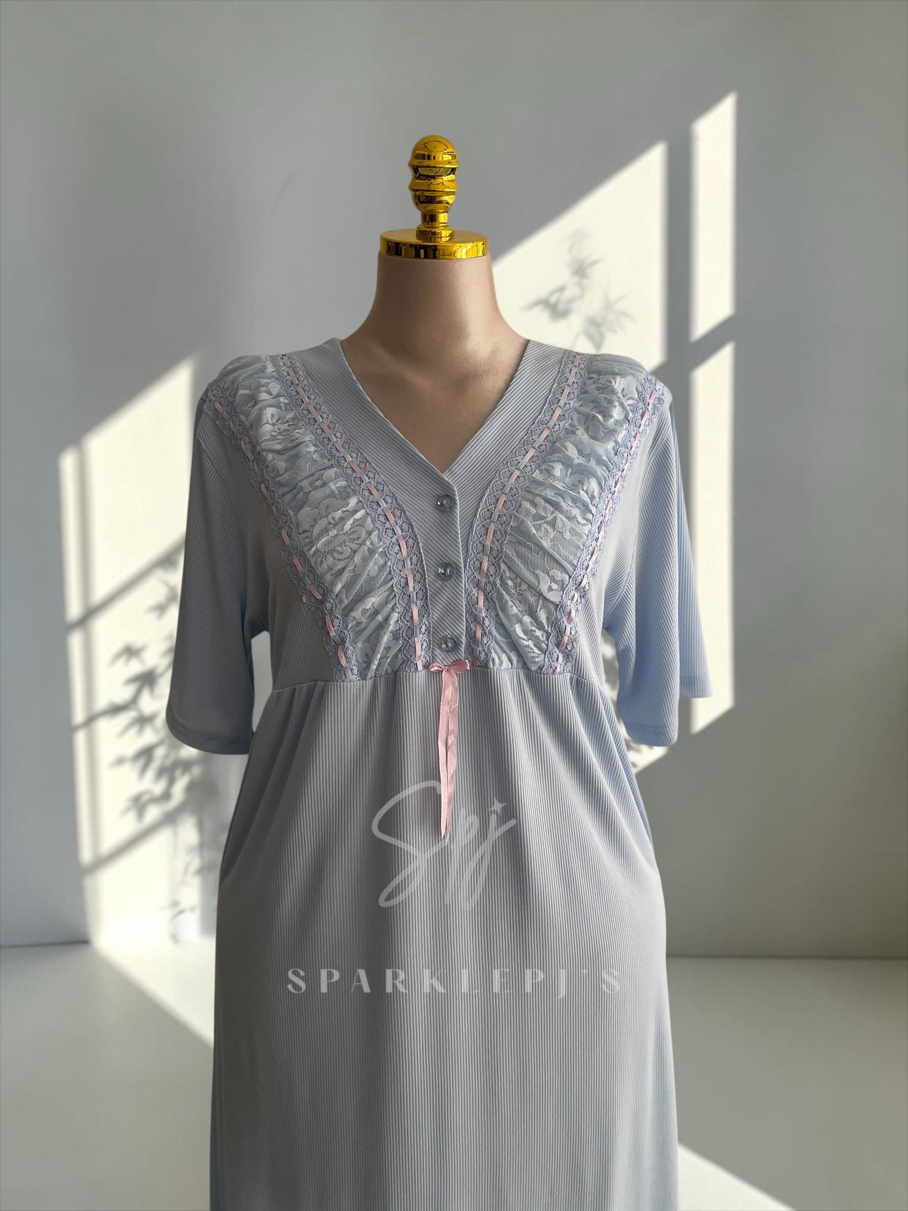 Elegant Ribbon Nightdress