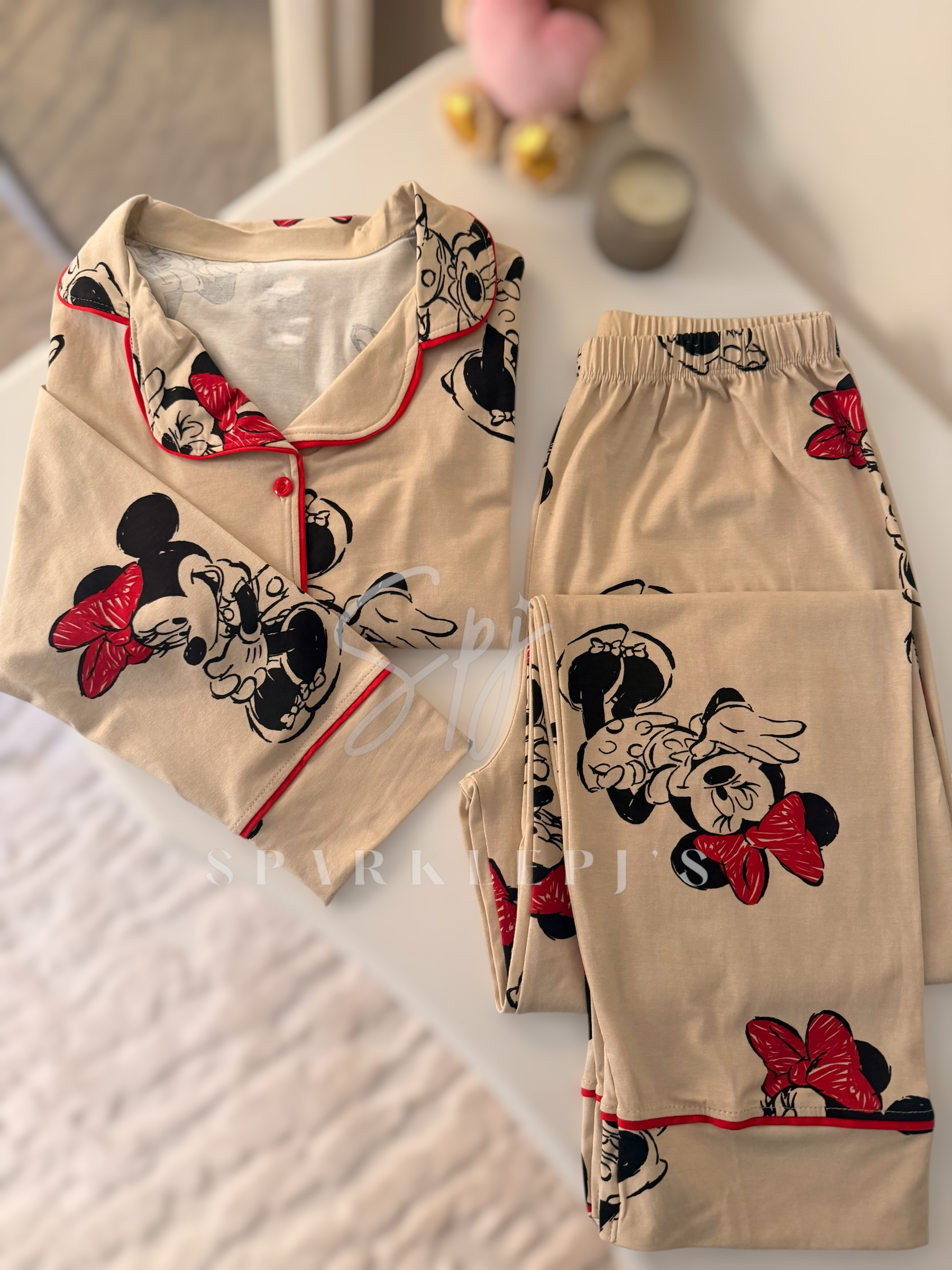 Scarlet Mood Buttoned Pajama