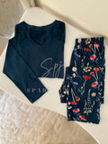 Midnight Floral Pajama Set