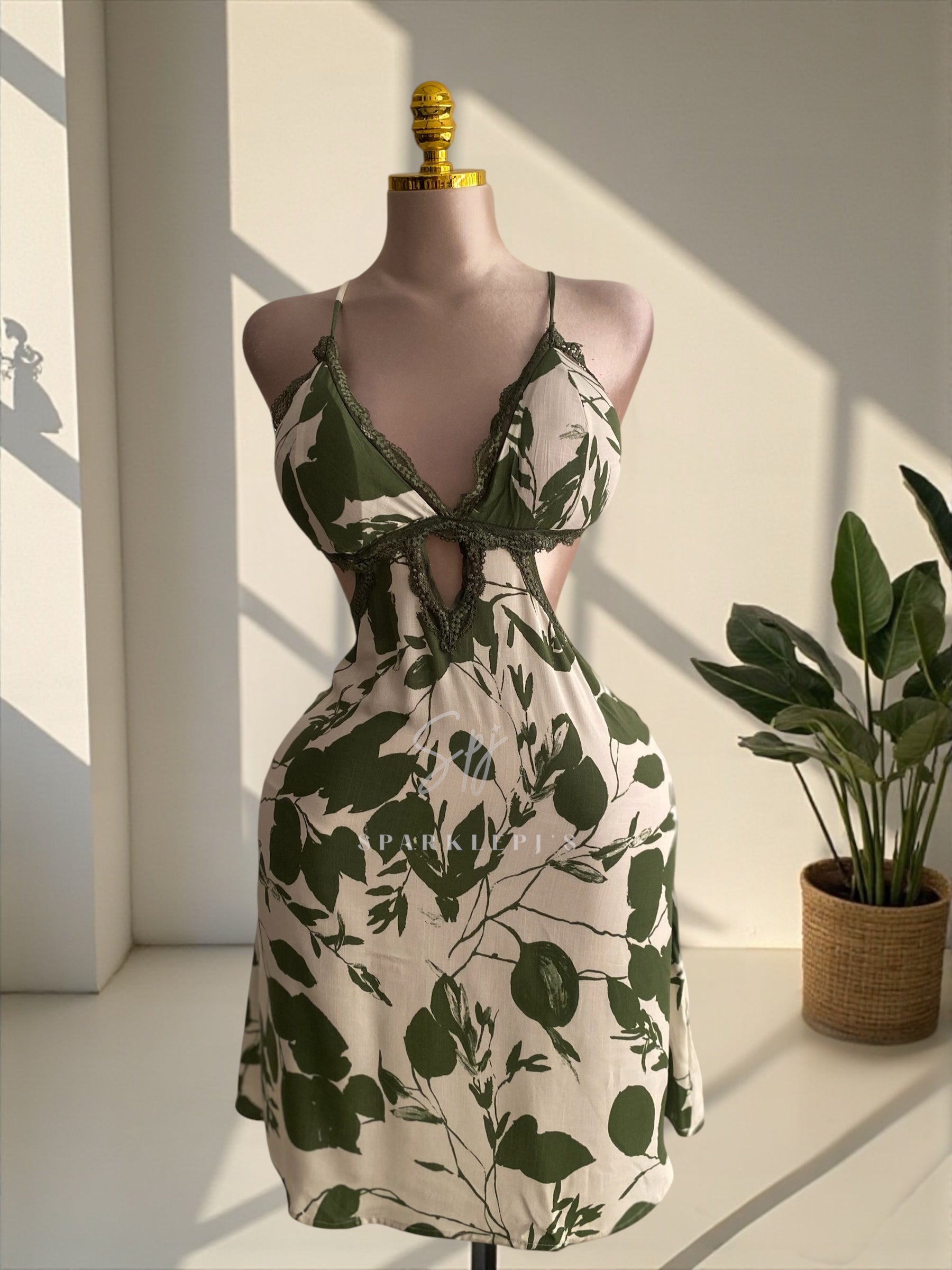 Olive Bloom Nightdress