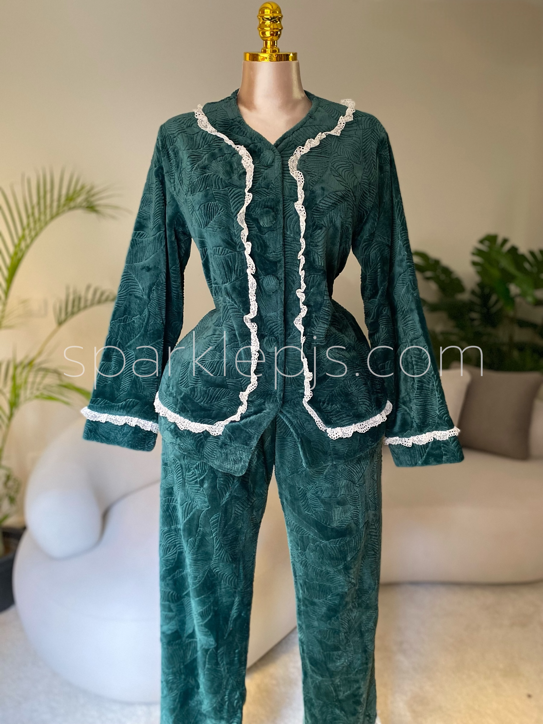 Opulent Ruffle Pajamas