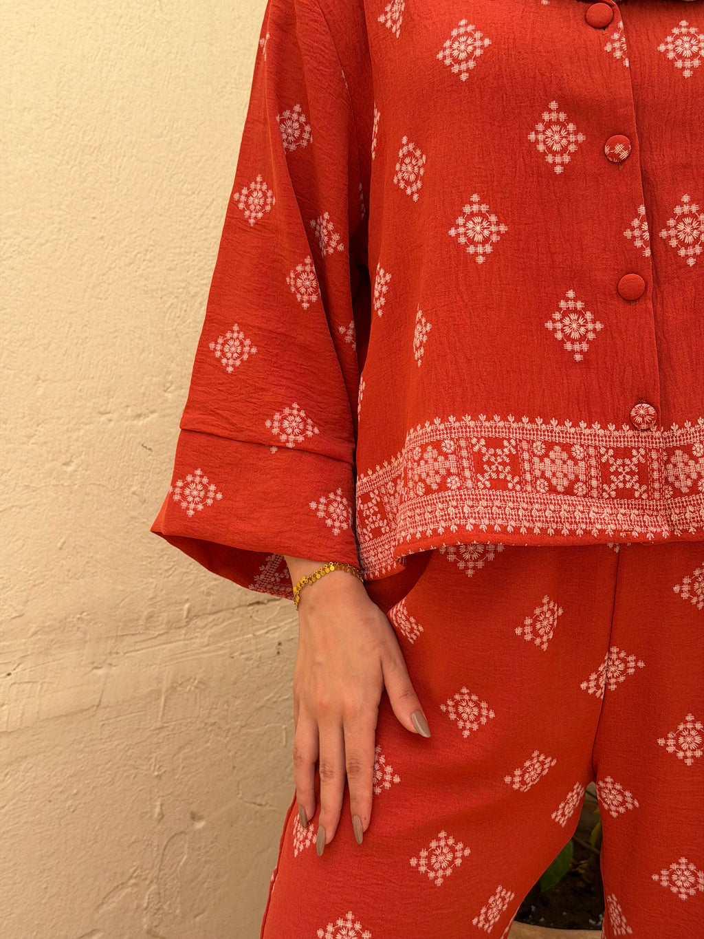 Soft Touch Button Pajama