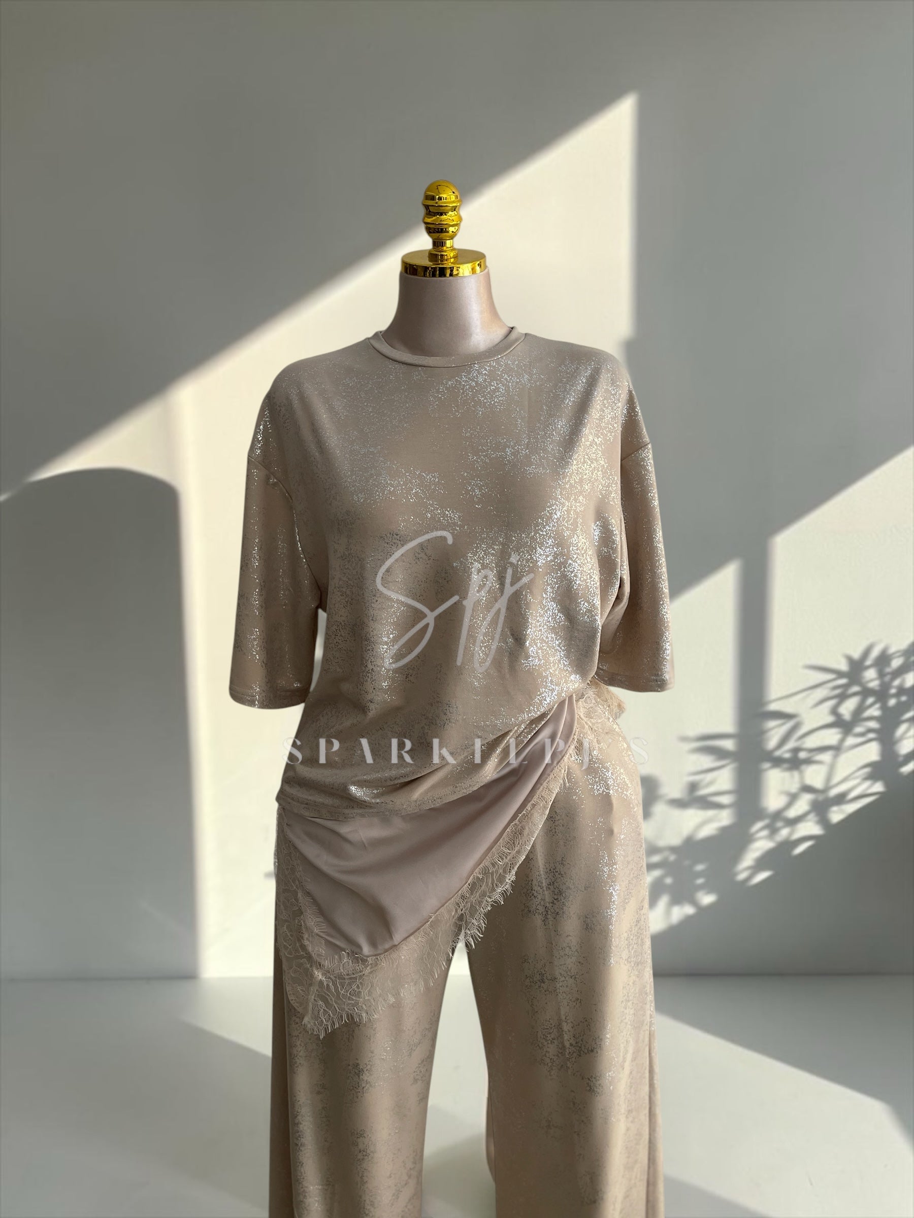 Champagne Glow Pajama Set