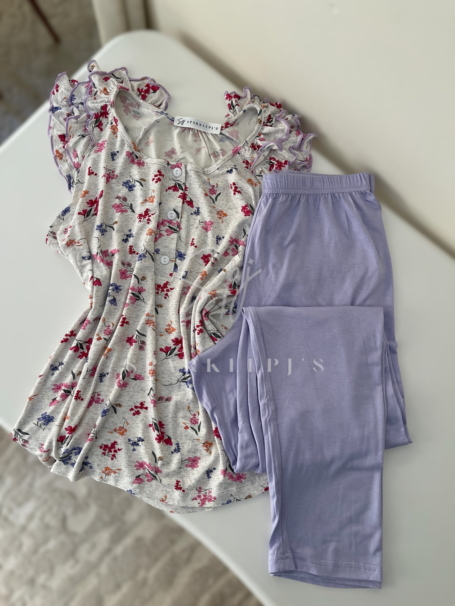 Cute Bloom Pajama Set