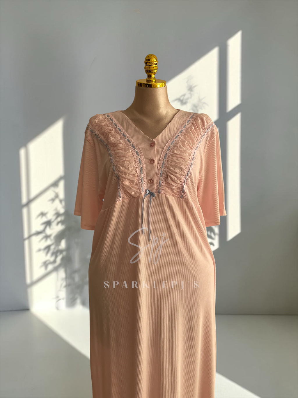 Elegant Ribbon Nightdress