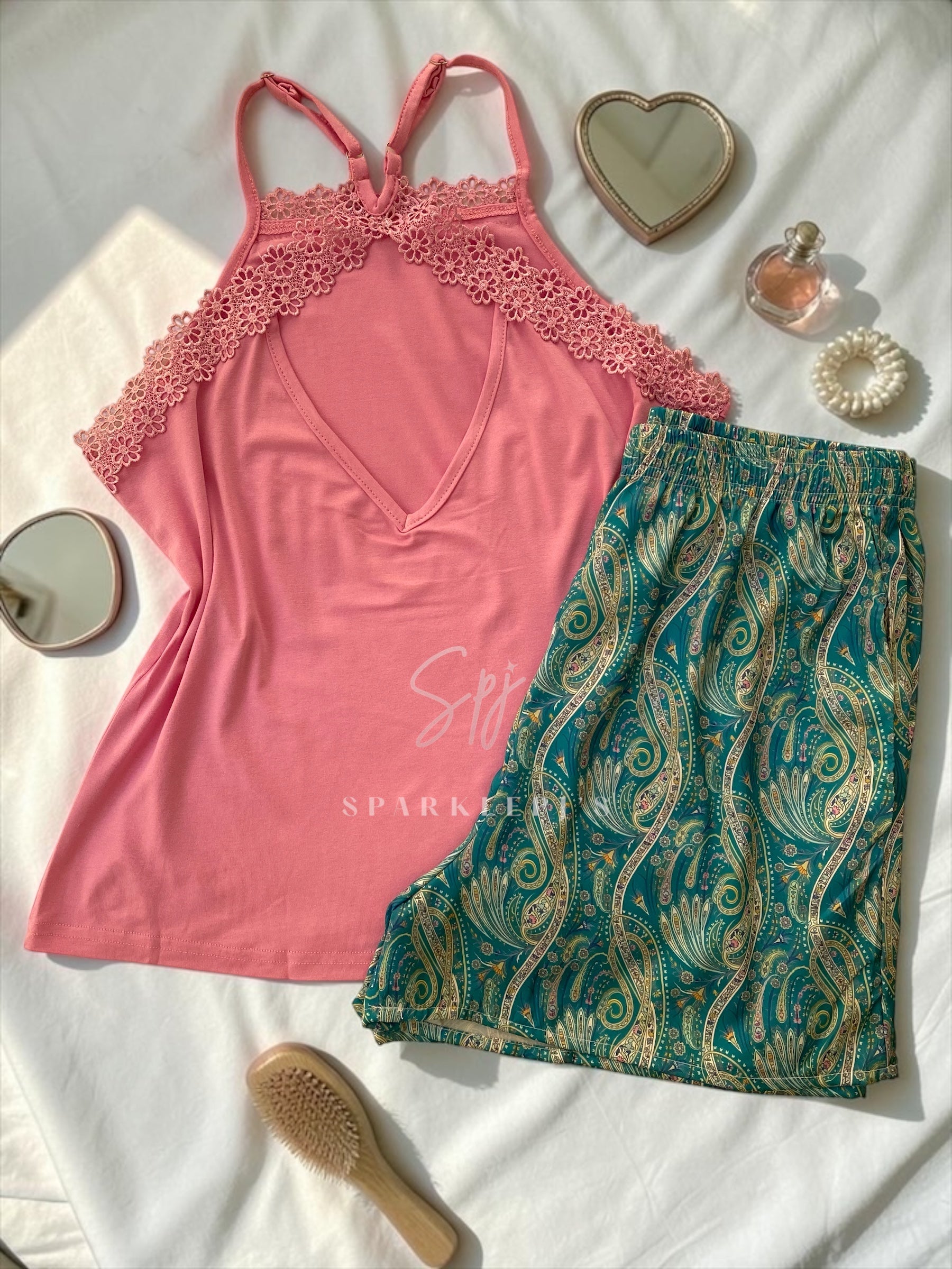Blush Paisley Short Pajama