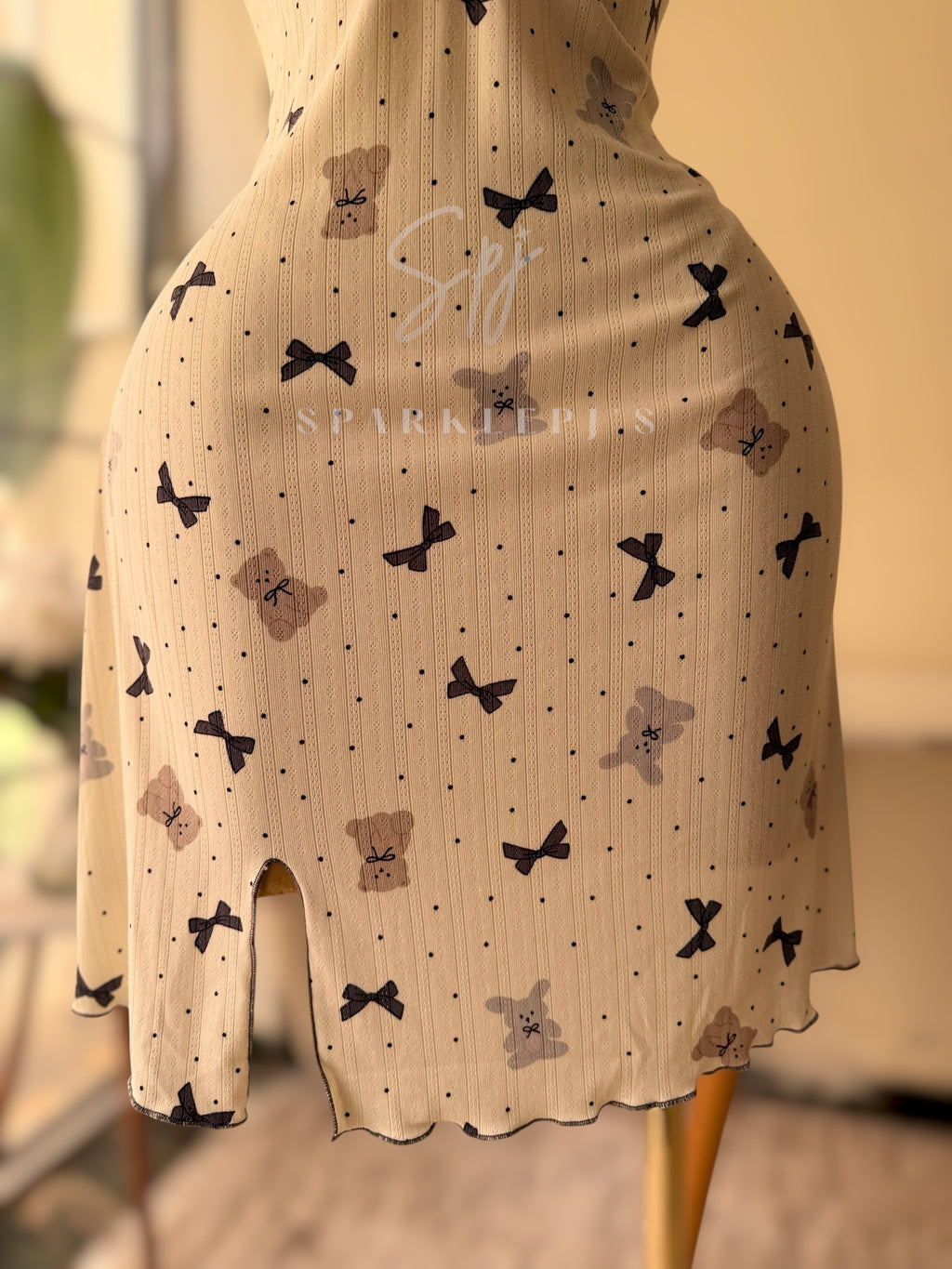 Teddy Bow Nightdress