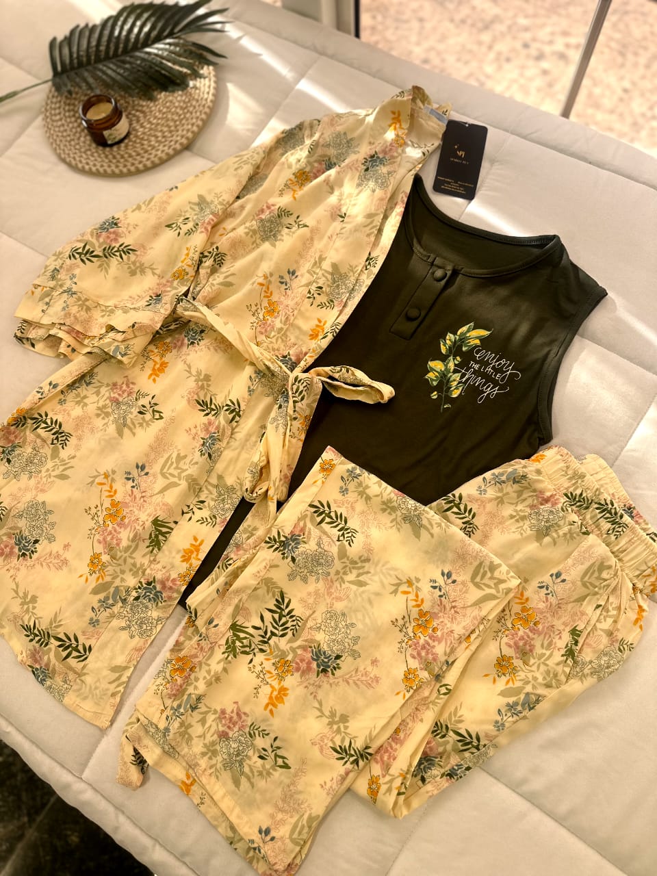 Olive Bloom 3 pieces set