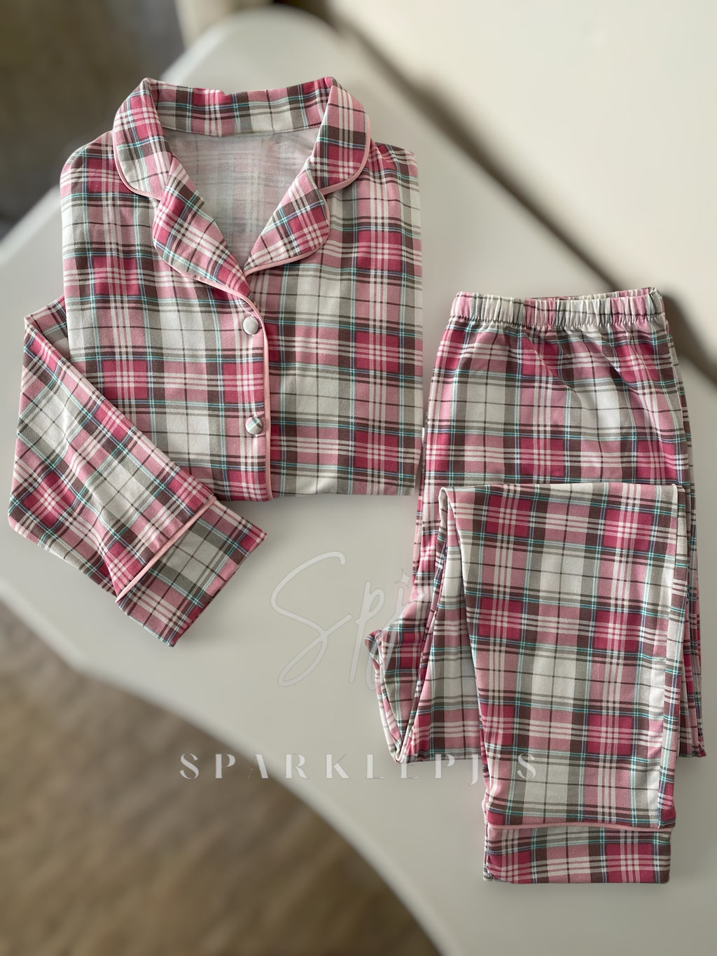Elegant Plaid Pajama