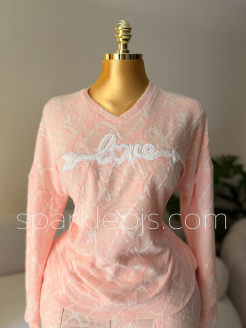 "Rosé Romance" Loungewear Set