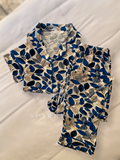 Bloom Buttoned Pajama Set
