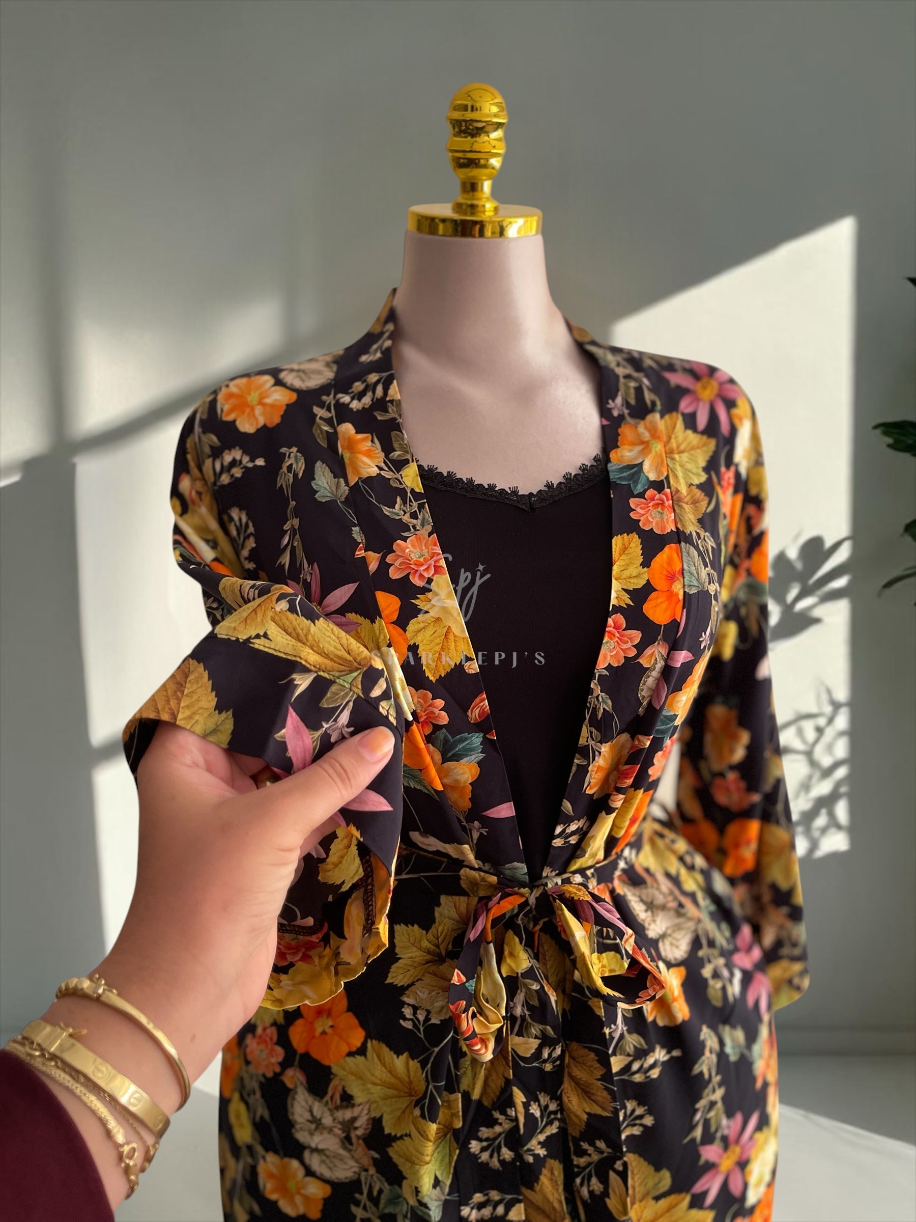 Midnight Floral 3-Piece Lounge Set
