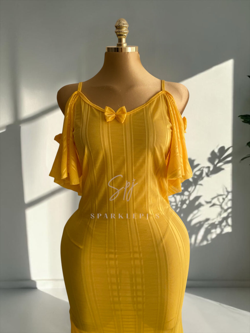 Elegant Side-Shoulder Nightdress