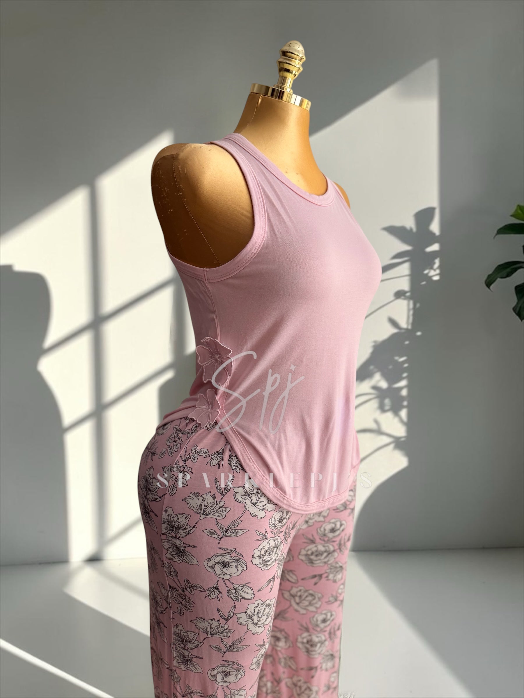 Soft Blossom Pajama Set