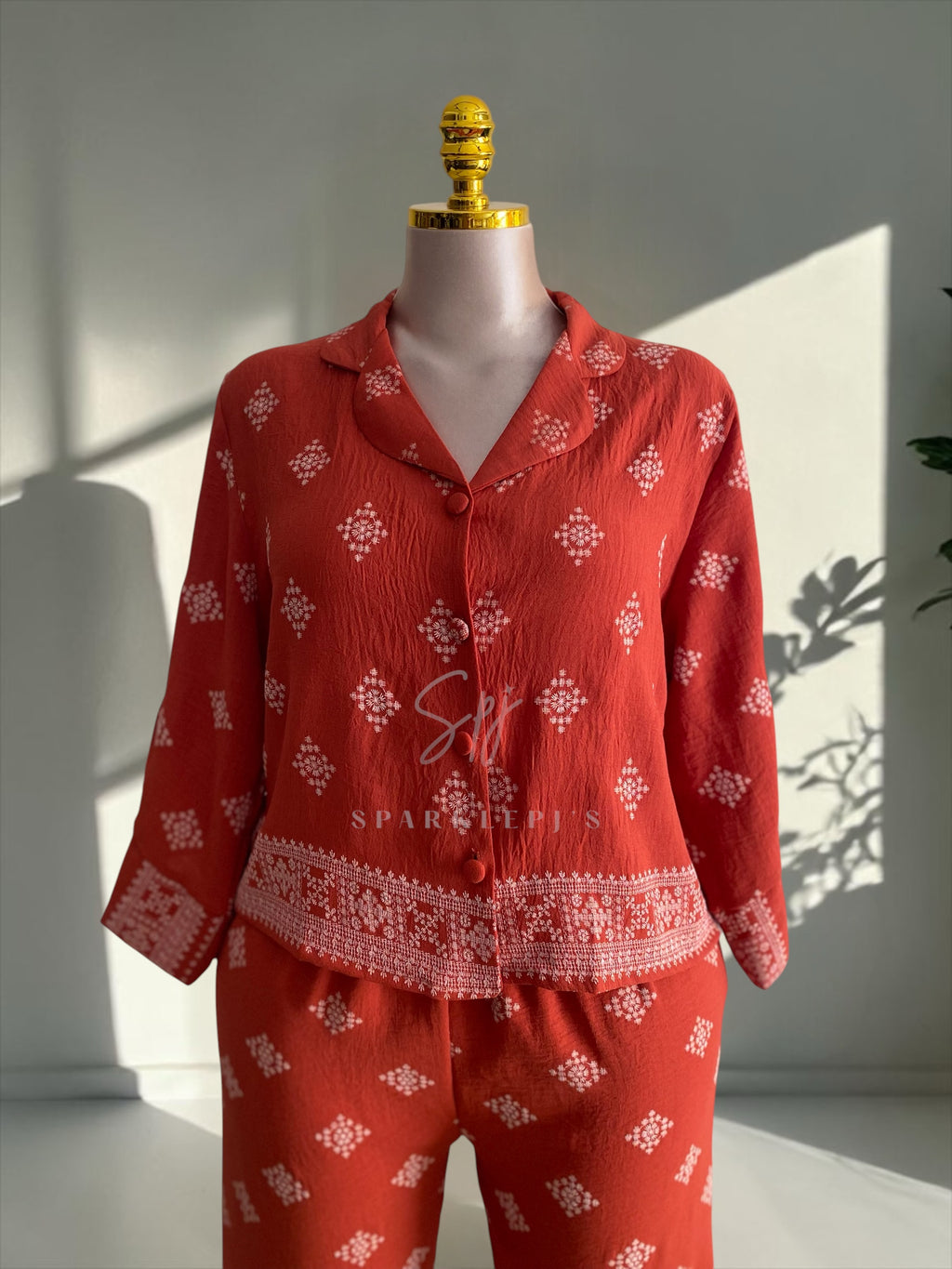 Soft Touch Button Pajama