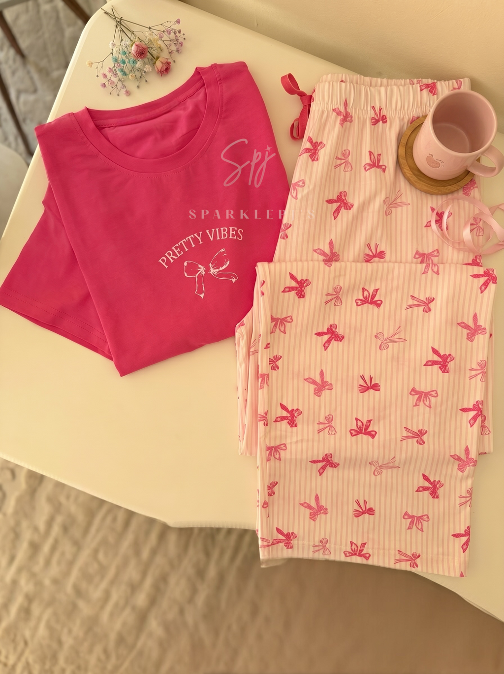 Pretty Vibes Pajama Set