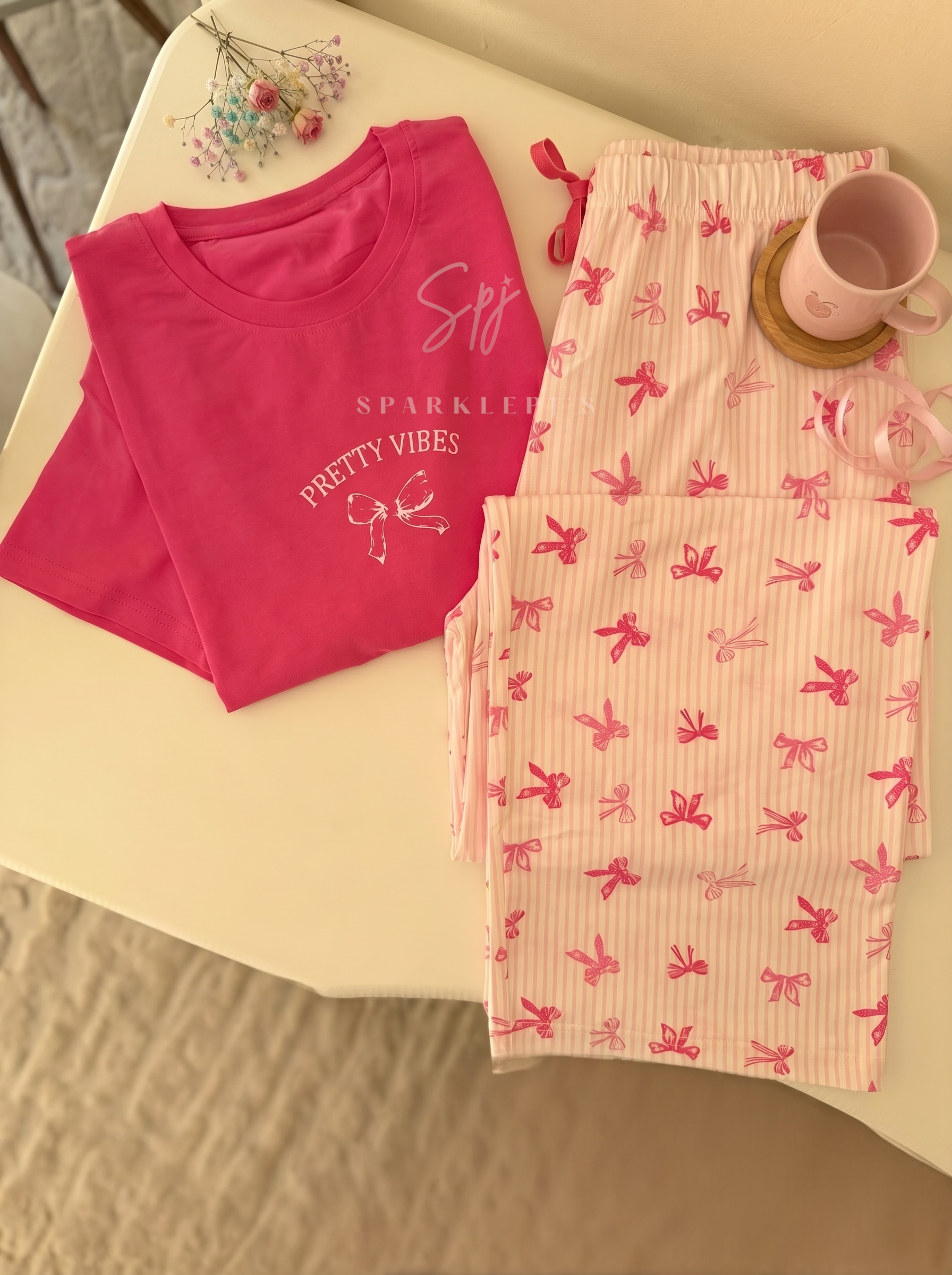 Pretty Vibes Pajama Set