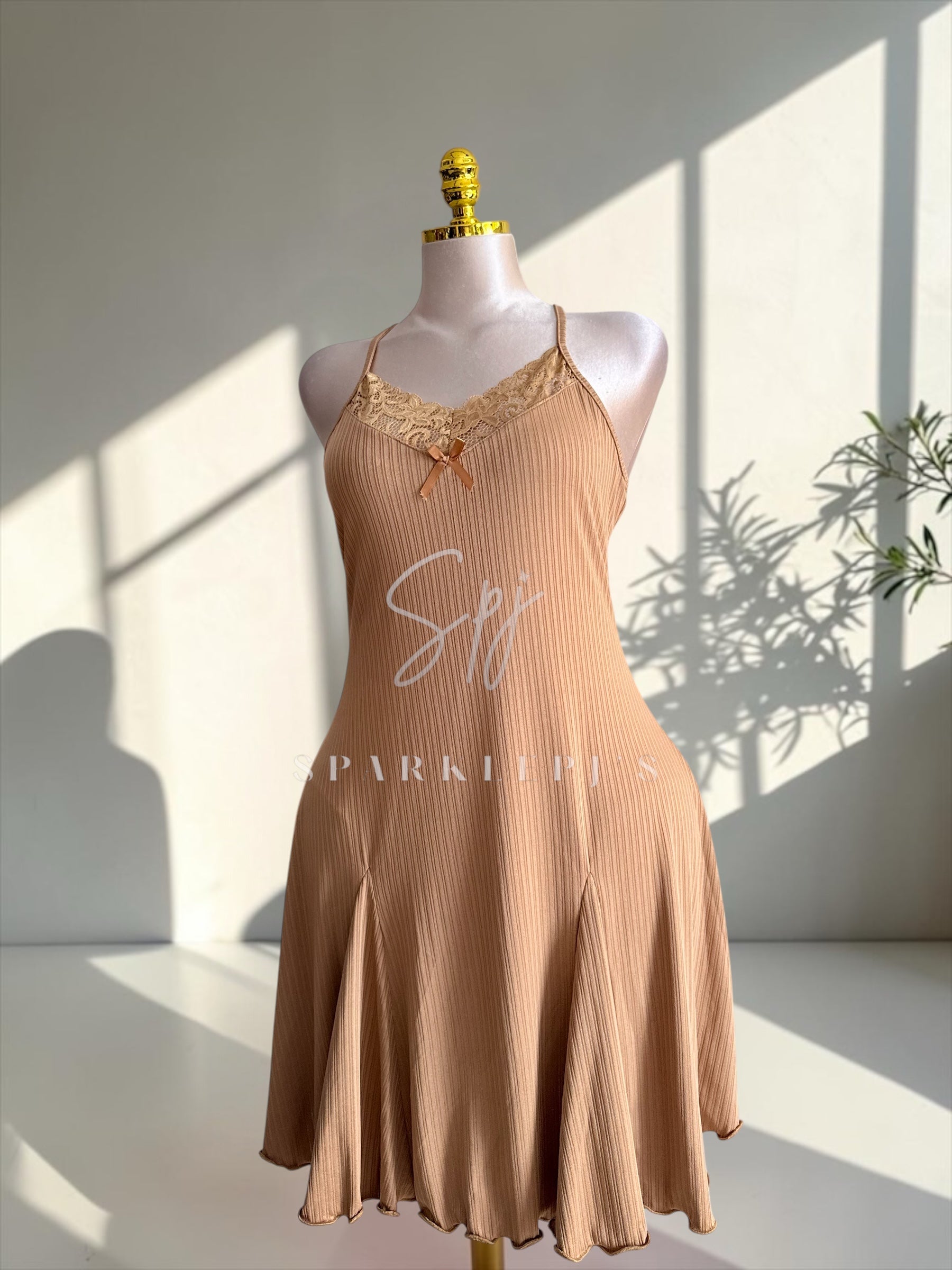Lace Trim Nightdress