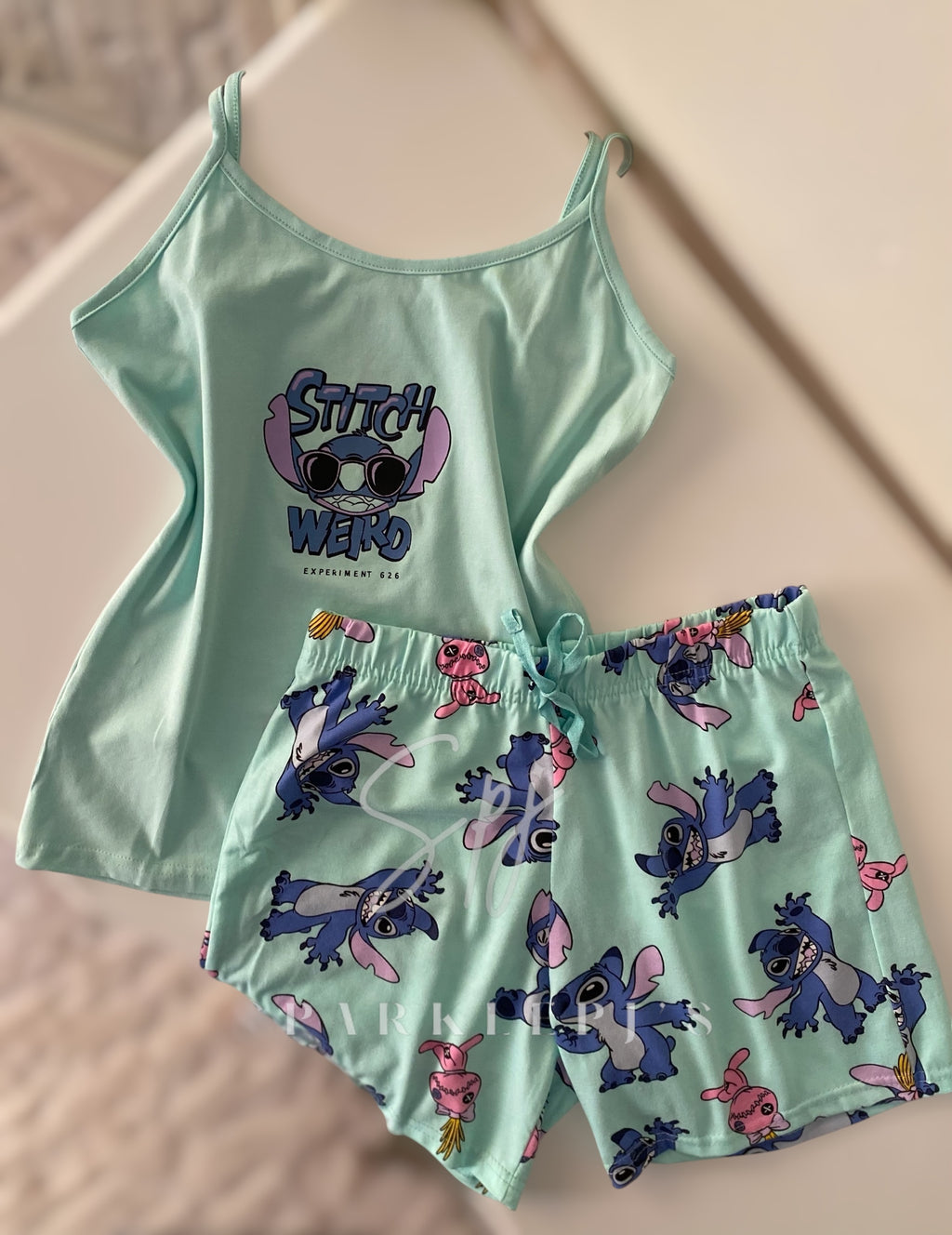 Stitch Cute Short Pajama Set