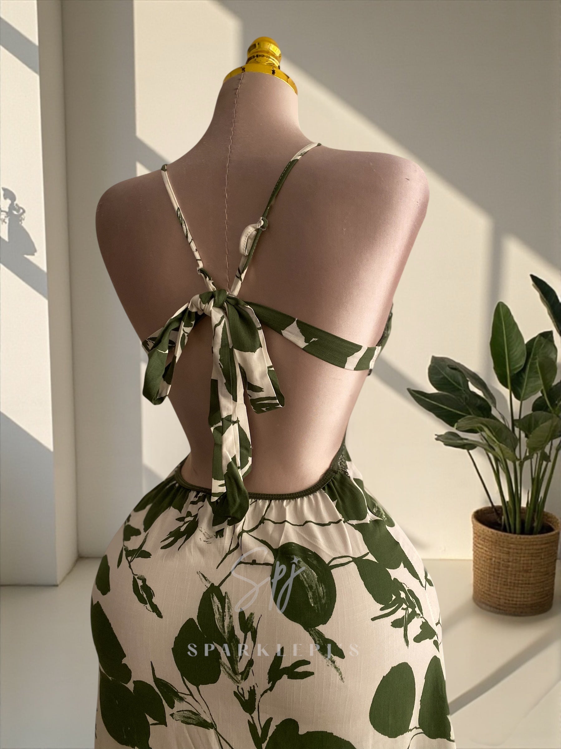 Olive Bloom Nightdress