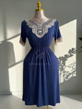 Royal Lace Short Night Dress