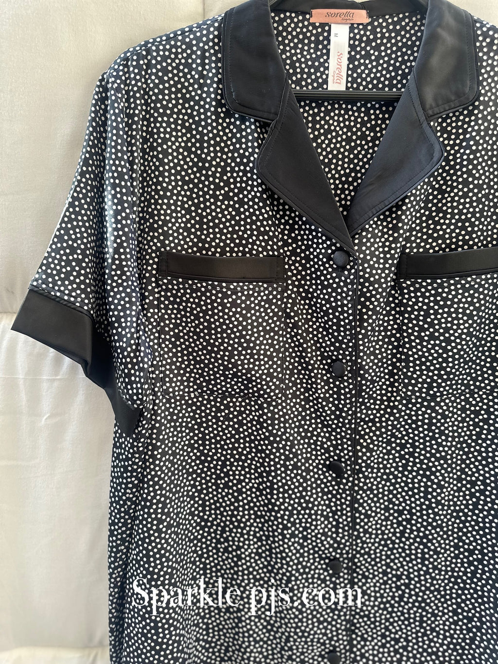 Dots Satin nightshirt