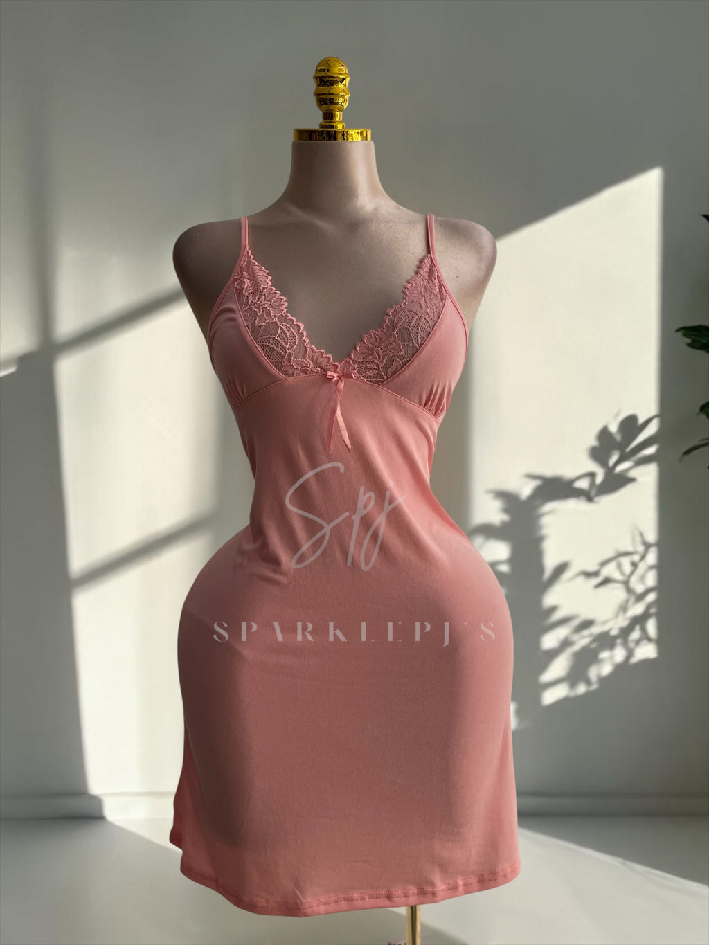 Floral Lace Nightdress & Robe Set