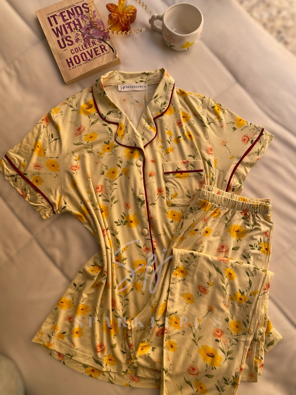 Sunny Bloom Pajama Set