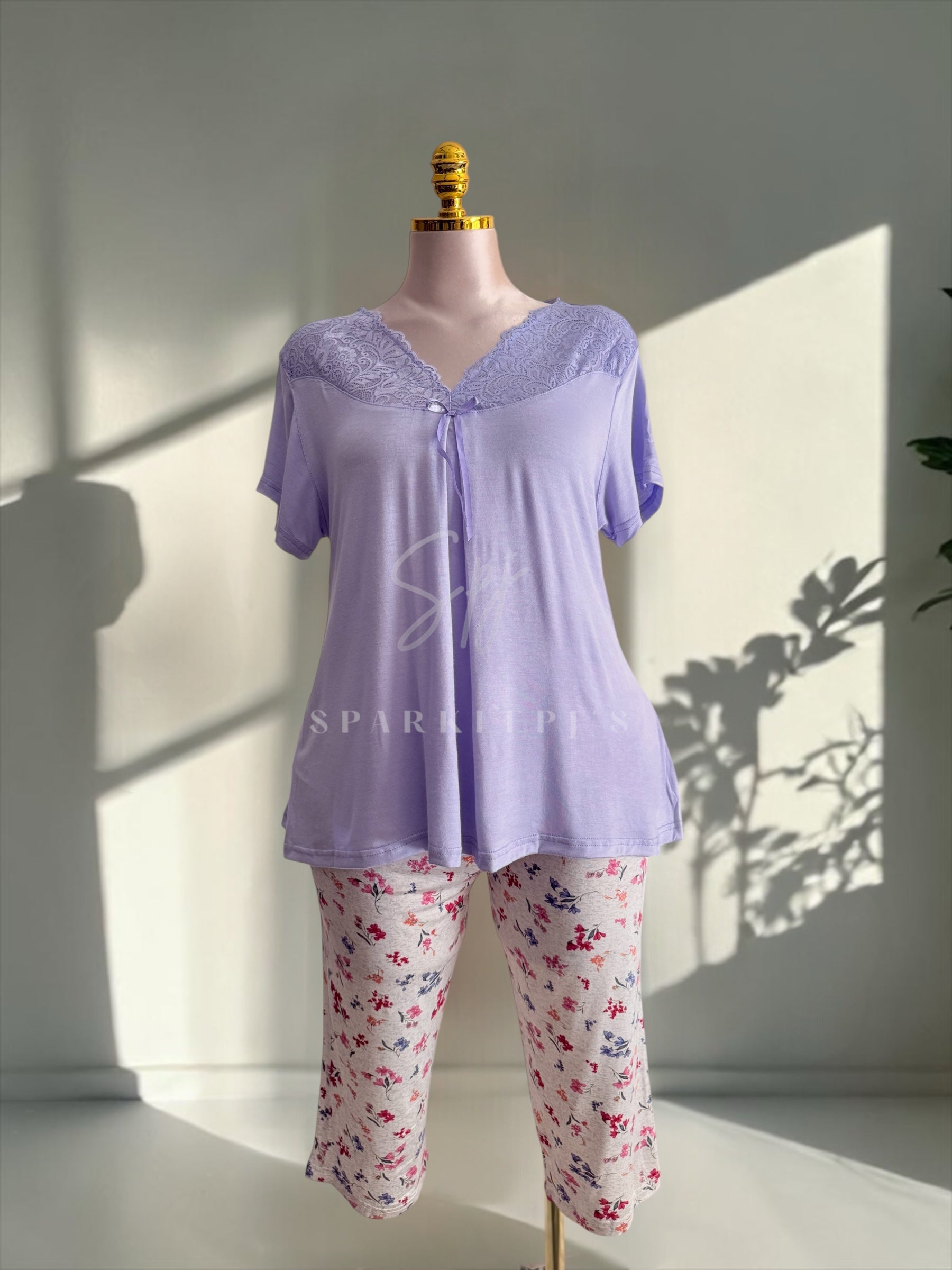 Sweet Blossom Maternity Pantacour Set