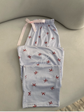 Ballet Stripe Bow Pants